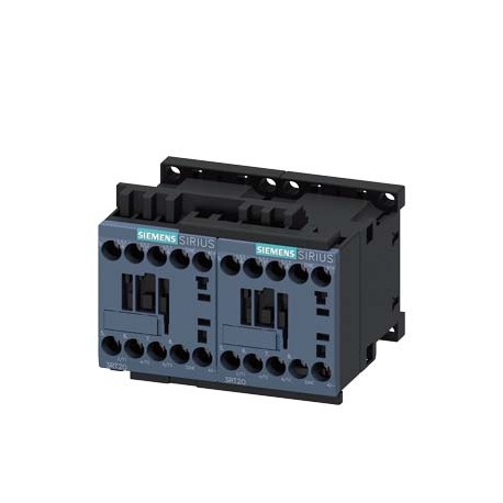 3RA2316-8XB30-1BB4 SIEMENS Reversing contactor assembly AC-3, 4 kW/400 V, 24 V DC 3-pole, Size S00 screw ter..