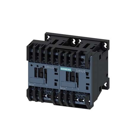 3RA2317-8XE30-2BB4 SIEMENS Reversing contactor assembly for 3RA27 AC3: 5.5 kW/400 V, 24 V DC 3-pole, Size S0..