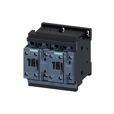 3RA2324-8XB30-1AP6 SIEMENS Reversing contactor assembly AC-3, 5.5 kW/400 V 220 V AC 50 Hz/240 V 60 Hz, 3-pol..