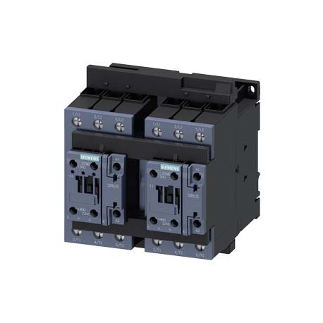 3RA2336-8XE30-1NB3 SIEMENS Reversing contactor assembly for 3RA27 AC-3, 22 kW/400 V, 20-33 V AC/DC 3-pole, S..