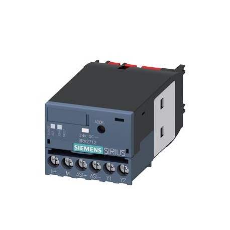 3RA2712-1AA00 SIEMENS Function module for AS-i, direct start, screw terminal, Installation on contactors 3RT..