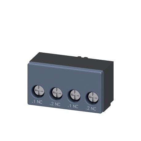 3RA6912-1A SIEMENS interruptor auxiliar 2 contactos NC Conexión circuito de mando: borne de tornillo