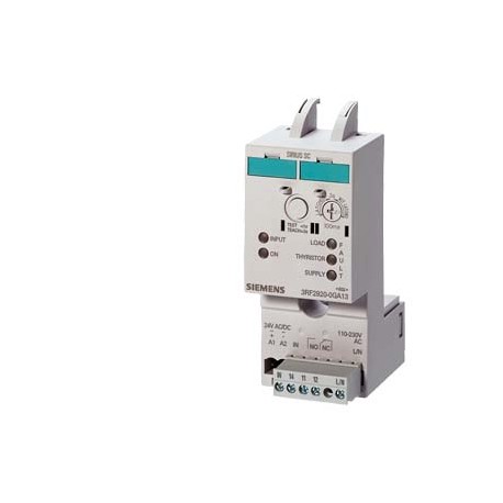 3RF2920-0GA33 SIEMENS Load monitoring Current range 20 A / 40 °C 110-230 V / 110 V AC for semiconductor rela..