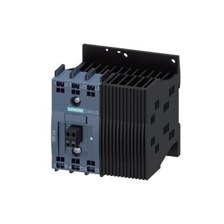 3RF3410-2BB06 SIEMENS Solid-state contactor 3-phase 3RF3 AC 53 / 9.2 A / 40 °C 48-600 V / 24 V DC 2-phase co..