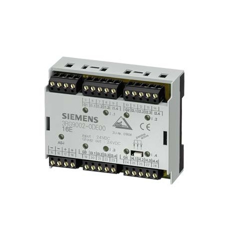 3RG9002-0DE00 SIEMENS AS-Interface module F90, digital 16 DI (multiplexing) 16 x inputs for 2-wire sensor Co..