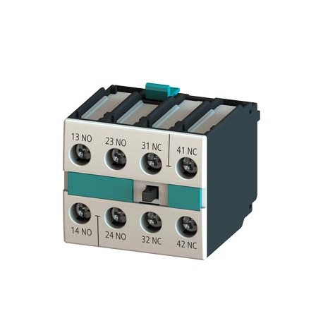 3RH1921-1FA22 SIEMENS Attachable block, 4-pole, 2 NO + 2 NC, EN 50005 ! Phased-out product! Successor is SIR..