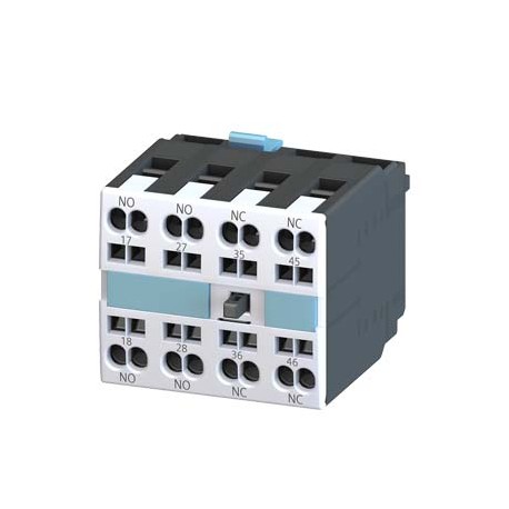 3RH1921-2FC22 SIEMENS Auxiliary switch block 22U, 2 NO + 2 NC, EN 50005 spring-type terminal, for motor cont..