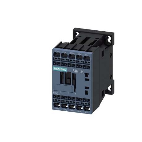 3RH2131-2VB40 SIEMENS Coupling contactor relay, 3 NO + 1 NC, 24 V DC, 0.85 ... 1.85* US, with integrated dio..