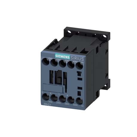 3RH2140-1AV00 SIEMENS Contactor relay, 4 NO, 400 V AC, 50 / 60 Hz, Size S00, screw terminal
