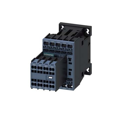 3RH2371-2FB40 SIEMENS Hilfsschütz, 7 S + 1 Ö, DC 24 V, mit integrierter Diode Baugröße. S00, Federzuganschlu..