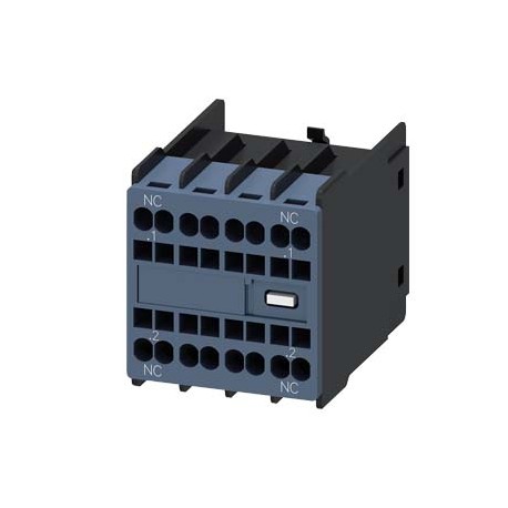 3RH2911-2NF02 SIEMENS Elektron.ger. Hilfsschalter frontseitig, 2 Ö Strombahn 1 Ö, 1 Ö für 3RH2 und 3RT2 Fede..