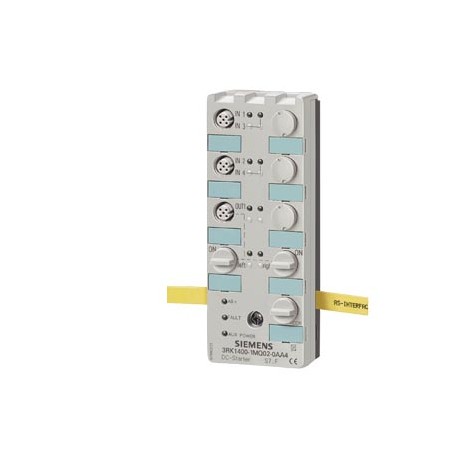 3RK1400-1MQ03-0AA4 SIEMENS Démarreur AS-Interface 24V CC 4DI/1DQ, IP67 Démarreur-inverseur, forme K60 2 x 2 ..