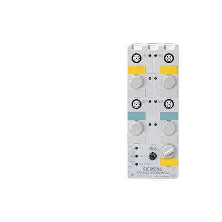 3RK1405-1BQ00-0AA3 SIEMENS Module compact ASIsafe K60F digital safety, 2F-DI/2DQ, IP67 2 x entrées pour capt..