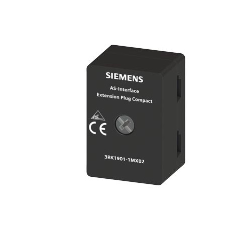 3RK1901-1MX02 SIEMENS Connecteur d'extension compact AS-i Doublement de la longueur de ligne à 200 m par AS-..