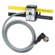 3RK1901-1NR22 SIEMENS AS-Interface derivación M12 U ASI y Uaux, cable de 2 m con conector hembra aéreo M12 a..