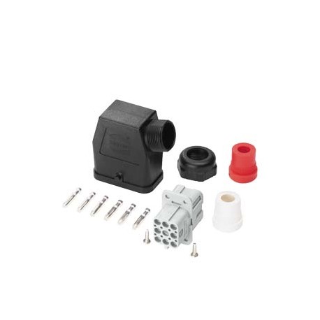 3RK1902-0CB00 SIEMENS Connector set, infeed 6 x 4 mm2, 9-pole, complete with PG16 cable entry
