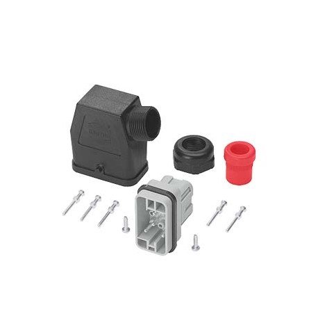 3RK1902-0CD00 SIEMENS Connector set, forwarding 6 x 4 mm2, 9-pole, complete with PG16 cable entry