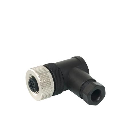 3RK1902-4CA00-4AA0 SIEMENS Connecteur femelle M12 coudé borne à vis à 4 pôles max. 0,75 mm2 codage A 4 A max.