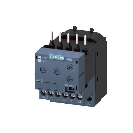 3RR2141-1AW30 SIEMENS relé de vigilancia, adosable a contactor 3RT2, Tamaño S00 Basic, ajuste analógico vigi..