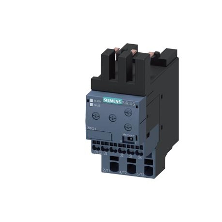 3RR2142-2AA30 SIEMENS relé de vigilancia, adosable a contactor 3RT2, Tamaño S0 Basic, ajuste analógico vigil..