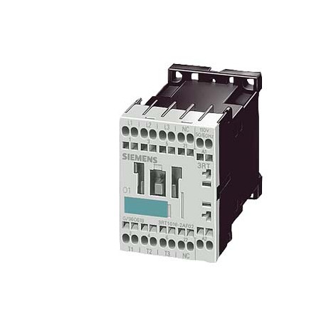3RT1015-2BB41 SIEMENS CONTACTOR, AC-3 3 KW / 400 V, 1 NO, DC 24 V, 3-POLE, SIZE S00, CAGE CLAMP CONNECTION