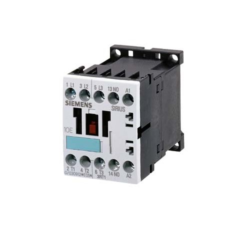 3RT1016-1BA41 SIEMENS SCHUETZ, AC-3, 4KW/400V, 1S, DC 12V, 3POLIG, BGR. S00, SCHRAUBANSCHLUSS