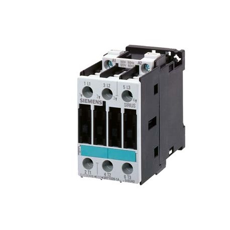 3RT1026-1BB40 SIEMENS CONTACTOR, AC-3 11 KW/400 V, DC 24 V, 3-POLE, SIZE S0, SCREW CONNECTION