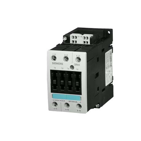 3RT1034-3BM40 SIEMENS Power contactor, AC-3 32 A, 15 kW / 400 V 220 V DC, 3-pole, Size S2 Spring-type termin..
