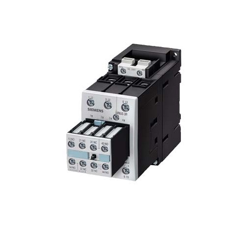3RT1035-1BB44-3MA0 SIEMENS Power contactor, AC-3 40 A, 18.5 kW / 400 V 24 V DC, 2 NO + 2 NC 3-pole, Size S2 ..