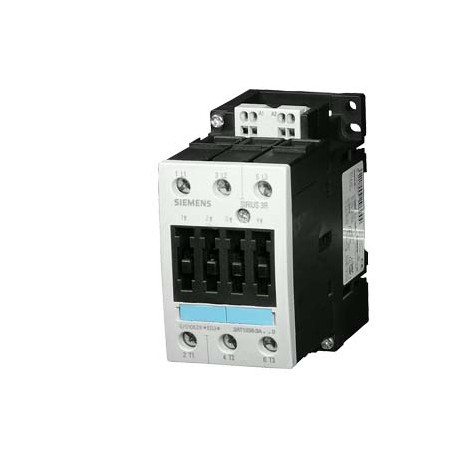 3RT1036-3AC20 SIEMENS Contactor de potencia, 3 AC 50 A, 22 kW/400 V 24 V AC, 50/60 Hz, 3 polos, Tamaño S2, b..