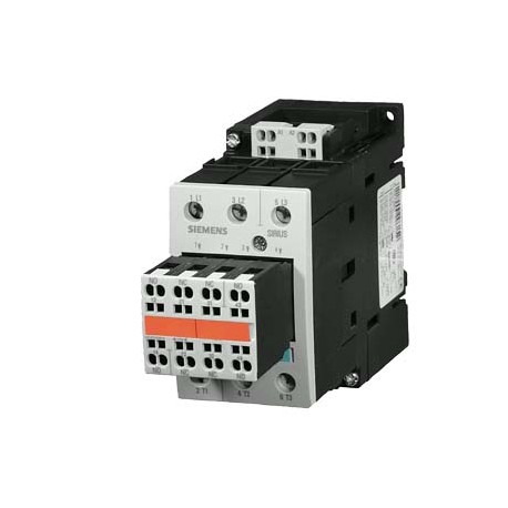 3RT1036-3BB44-3MA0 SIEMENS Power contactor, AC-3 50 A, 22 kW / 400 V 24 V DC, 3-pole, Size S2, spring-type t..