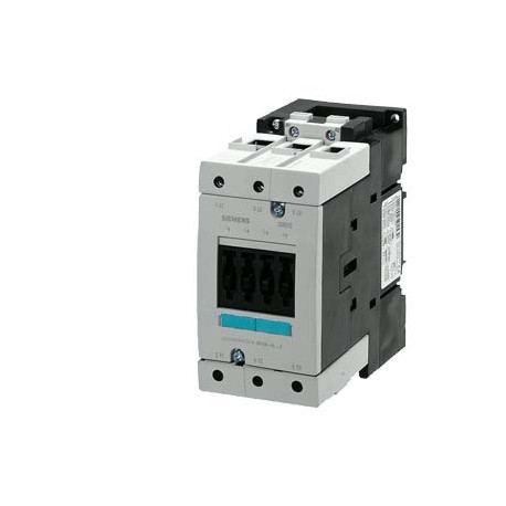 3RT1044-1AV60 SIEMENS Contactor de potencia, 3 AC 65 A, 30 kW/400 V 480 V AC, 60 Hz, 3 polos, Tamaño S3, bor..