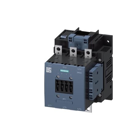 3RT1055-2NB36 SIEMENS power contactor, AC-3 150 A, 75 kW / 400 V AC (50-60 Hz) / DC operation 21-27 AC/DC, 3..