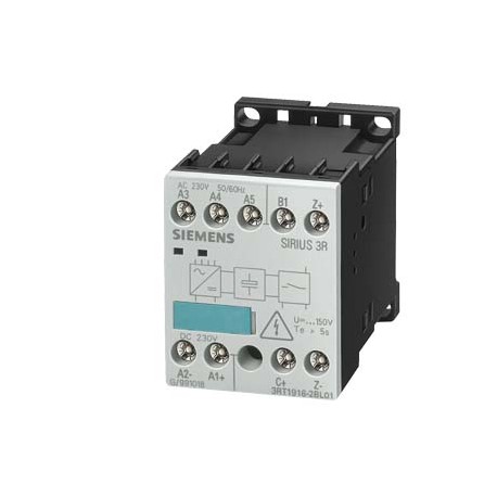 3RT1916-2BL01 SIEMENS RITARDO OFF, UC 220 / 230V PER contattori 3RT10, SIZE S00 / S0 e AUX. CONTATTORI 3RH ..