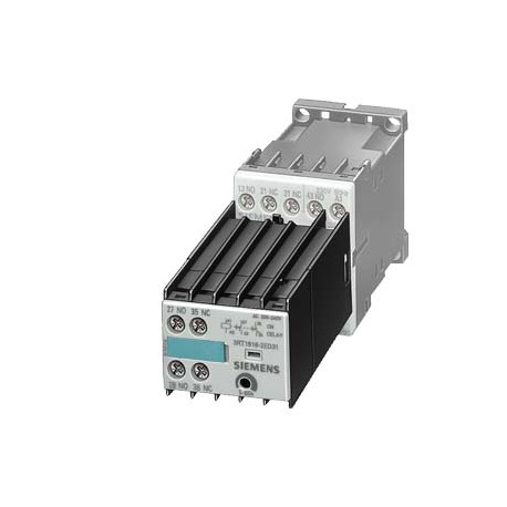 3RT1916-2EJ31 SIEMENS SOLID-STATE, TIME-DELAYED AUXILIARY SWITCH BLOCK SETTING RANGE 5 S...100 S, AC/DC 24 ..