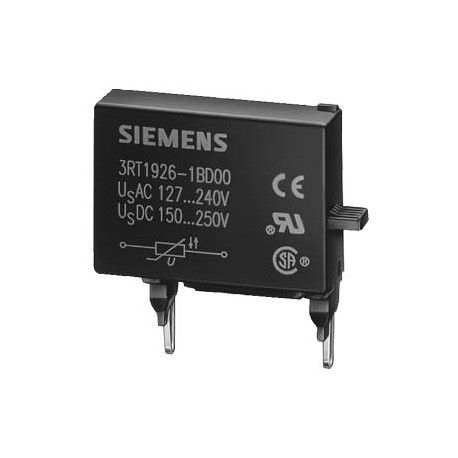 3RT1926-1CE00 SIEMENS RC ELEMENT, AC 240 ... 400V, supressor de picos, para montagem sobre CONTATORES SZ. S0