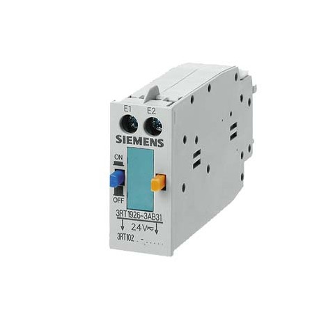 3RT1926-3AP31 SIEMENS Latching block, mechanical, for mounting on 3RT1.2. and 3RT1.3., 230 V AC/DC, ! Phased..