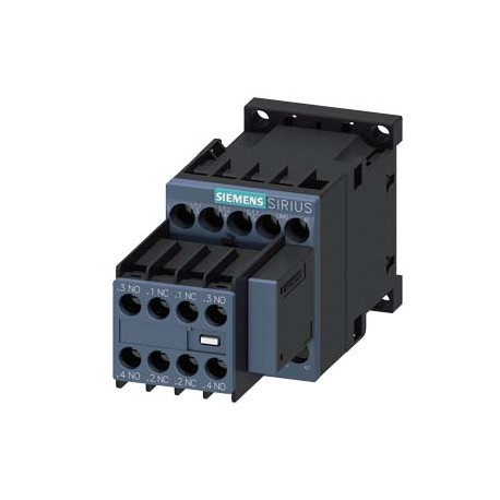 3RT2016-1CN27 SIEMENS Power contactor, AC-3 9 A, 4 kW / 400 V 3 NO + 2 NC, 220 V AC 50 / 60 Hz, 3-pole, Size..
