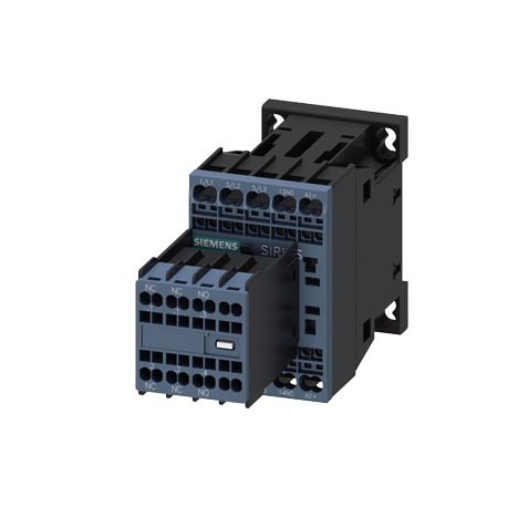 3RT2016-2BB44 SIEMENS power contactor, AC-3e/AC-3, 9 A, 4 kW / 400 V, 3-pole, 24 V DC, auxiliary contacts: 2..