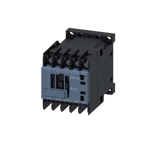 3RT2016-4BB42 SIEMENS Contactor de potencia, AC-3 9 A, 4 kW/400 V 1 NC, 24 V DC 3 polos, tamaño S00 conexión..