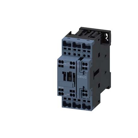 3RT2023-2AB00 SIEMENS power contactor, AC-3 9 A, 4 kW / 400 V 1 NO + 1 NC, 24 V AC, 50 Hz 3-pole, Size S0 Sp..
