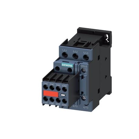 3RT2024-1CK64-3MA0 SIEMENS Power contactor, AC-3 12 A, 5.5 kW / 400 V 2 NO + 2 NC, 110 V AC, 50 Hz 120 V, 60..