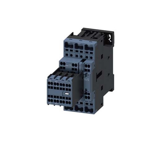 3RT2025-2AG24 SIEMENS power contactor, AC-3 17 A, 7.5 kW / 400 V 2 NO + 2 NC, 110 V AC, 50 / 60 Hz, 3-pole, ..