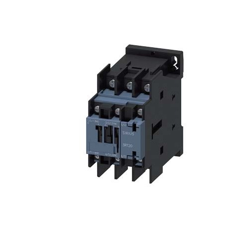 3RT2026-4AC20 SIEMENS power contactor, AC-3 25 A, 11 kW / 400 V 1 NO + 1 NC, 24 V AC, 50 / 60 Hz, 3-pole, Si..