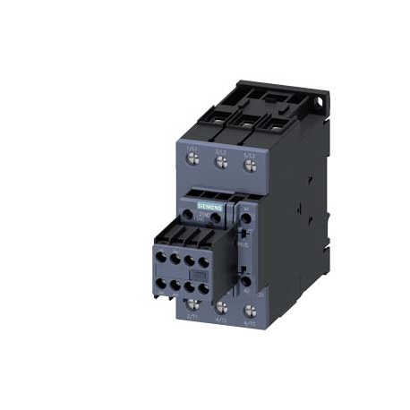 3RT2035-1AH04 SIEMENS power contactor, AC-3 40 A, 18.5 kW / 400 V 2 NO + 2 NC, 48 V AC 3-pole, Size S2, scre..