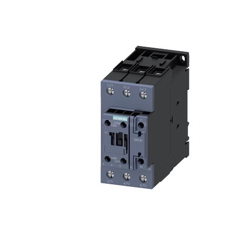 3RT2035-1NB30 SIEMENS power contactor, AC-3 40 A, 18.5 kW / 400 V 1 NO + 1 NC, AC / DC 20-33 V, with varisto..