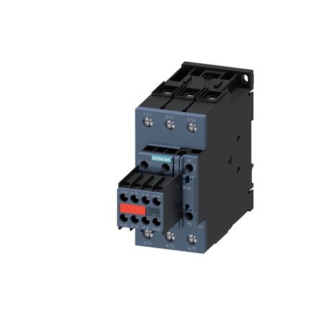 3RT2036-1NB34-3MA0 SIEMENS power contactor, AC-3 50 A, 22 kW / 400 V 2 NO + 2 NC, 20-33 V AC/DC 20-33 V, wit..