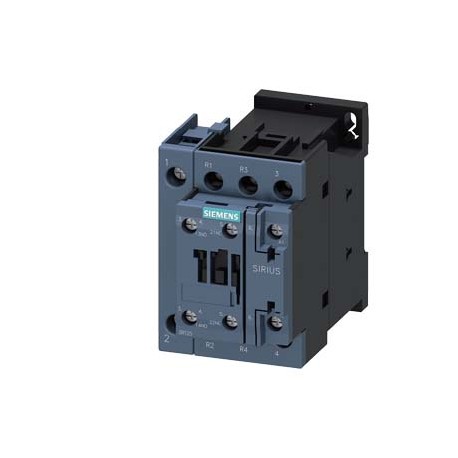 3RT2526-1AC20 SIEMENS Power contactor, AC-3 25 A, 11 kW / 400 V 2 NO + 2 NC 24 V AC, 50/60 Hz 4-pole size S0..