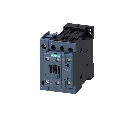 3RT2526-1BW40 SIEMENS Power contactor, AC-3 25 A, 11 kW / 400 V 2 NO + 2 NC 48 V DC 4-pole size S0 screw ter..