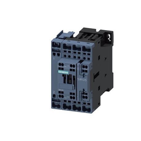 3RT2526-2BF40 SIEMENS power contactor, AC-3, 25 A, 11 kW / 400 V, 4-pole, 110 V DC, main contacts: 2 NO + 2 ..
